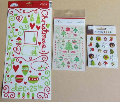 SALE Scrapbook Set met oa papier thema Kerst NR 1 - 3