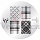 KONAD stempel sjabloon M107 ' BURBERRY ' - 0 - Thumbnail