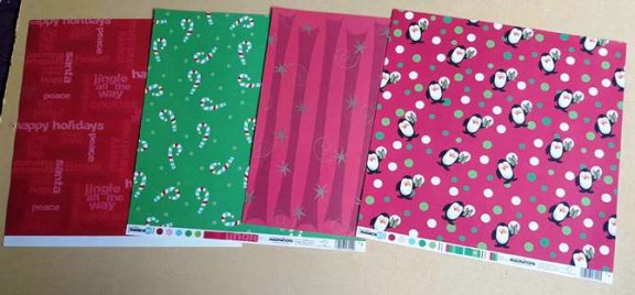 SALE Scrapbook Set met oa papier thema Kerst NR 2 - 2