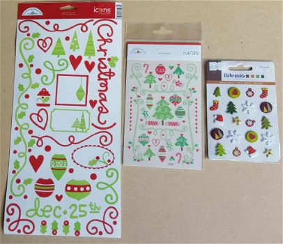 SALE Scrapbook Set met oa papier thema Kerst NR 2 - 4