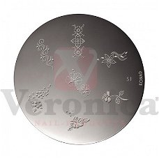 KONAD stempel sjabloon S1 BLOEMEN