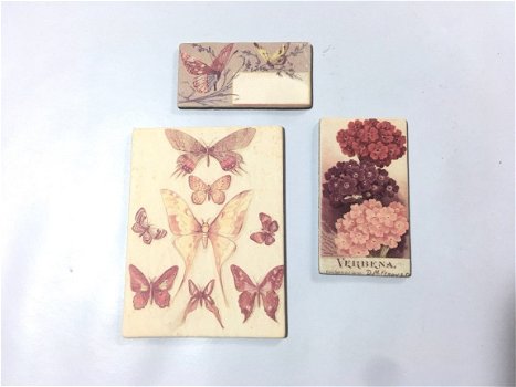 3 chipboard pieces, zelfklevend, natuurthema, Prima 's Tales of You and Me collectie - 1