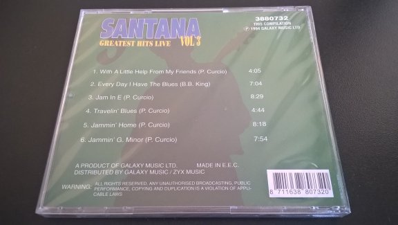 Santana live volume 3 CD nieuw en geseald - 2