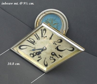 === Pendule uurwerk = Art Deco = oud === 33924 - 2