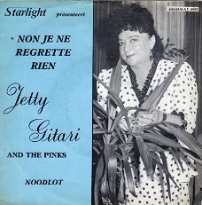 Jetty Gitari And The Pinks :  Non Je Ne Regrette Rien (gesigneerd)