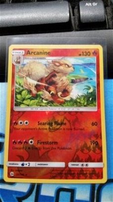 Arcanine  22/149 Holo (reverse) Sun&Moon