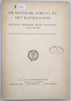 De Duitsche Oorlog en het Katholicisme,