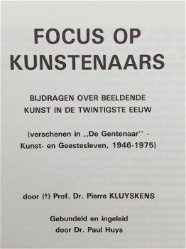 Focus op kunstenaars Kultureel jaarboek voor de provincie Oost-Vlaanderen - 2