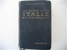 Les Guides Bleus L'Italie en un volume par L.V. Bertarelli, 1932