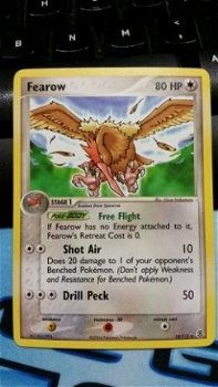 Fearow 24/112 Rare Ex FireRed and LeafGreen gebruikt - 1