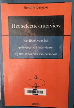 Het selectie intervieuw, Hendrik Derycke - 1