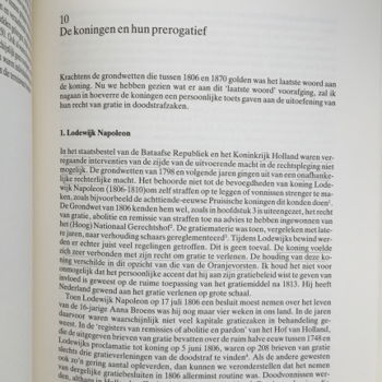 Genade voor recht, Gratieverlening aan ter dood veroordeelden in Nederland 1806-1870 door Sibo van R - 5