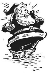 SALE NIEUW TIM HOLTZ GROTE cling stempel Christmas Memories Santa Claus - 1