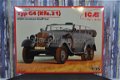 Mercedes Typ G4 (kfz. 21) WWII German Staff car 1:35 ICM - 1 - Thumbnail