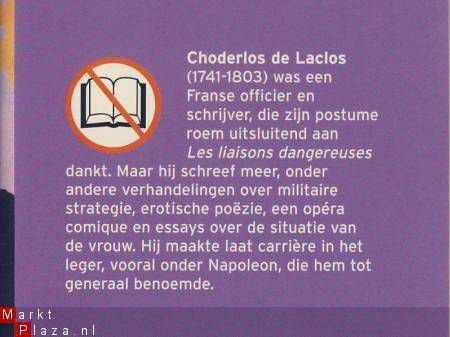 CHODERLOS DE LACLOS**LES LIAISONS DANGEREUSES**DE VERBODEN B - 3