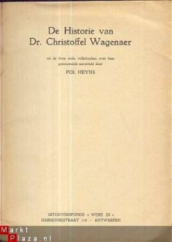 POL HEYNS**DE HISTORIE VAN DR. CHRISTOFFEL WAGENAER**WERE DI - 2