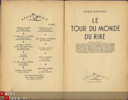 PIERRE DANINOS**LE TOUR DU MONDE DU RIRE**HACHETTE SER. GAIE - 2