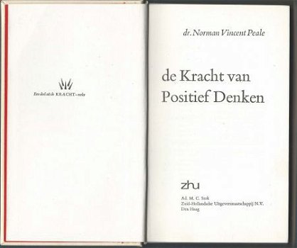 DR. NRMAN VINCENT PEALE**DE KRACHT VAN POSITIEF DENKEN**WIT - 8