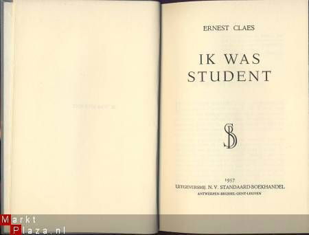 ERNEST CLAES**IK WAS STUDENT**HARDCOVER STANDAARD - 2