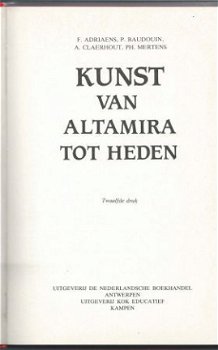 ADRIAENS*VAN ALTAMIRA TOT HEDEN*1984*TWAALFDE DE DRUK** - 2