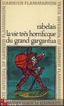 FRANCOIS RABELAIS**GARGANTUA**GARNIER FLAMMARION - 1