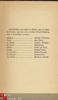 JEAN ANOUILH**ANTIGONE**LA TABLE RONDE - 3