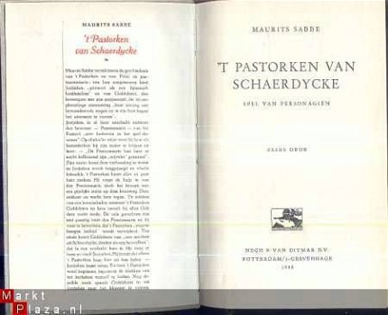 MAURITS SABBE** ' T PASTORKEN VAN SCHAERDYCKE**SPEL VAN PER. - 1