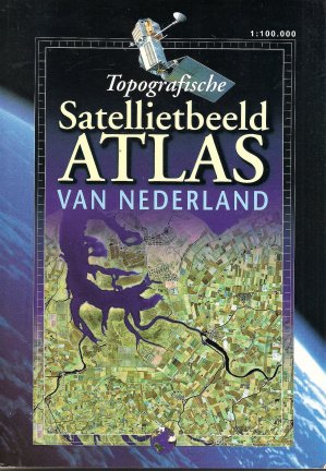 Topografische satellietbeeld atlas van Nederland - nr. 1
