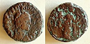 Egypte romeinse munt keizer Diocletianus (F1257) - 1