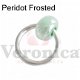 Nail art piercings 'pareltje' PERIDOT FROSTED - 1 - Thumbnail