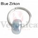 Nail art piercings 'pareltje' BLUE ZIRKON - 1 - Thumbnail