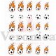 ORANJE VOETBAL water decals nagel stickers - 1 - Thumbnail