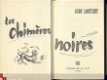 JEAN LARTEGUY**LES CHIMERES NOIRES*1963*PRESSES DE LA CITE - 1 - Thumbnail