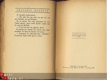 FRANCOIS MAURIAC**L'AGNEAU**FLAMMARION**1955*** - 4