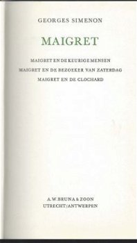 GEORGES SIMENON**1.KEURIGE.2.ZATERDAG.3.DE CLOCHARD.* - 2