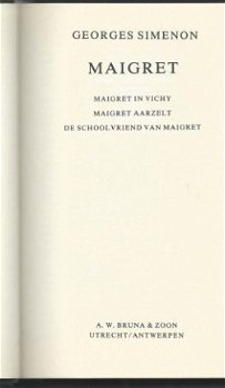 GEORGES SIMENON**1.IN VICHY.2.AARZELT.3.DE SCHOOLVRIEND.* - 3