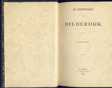 WILLEM BILDERDIJK**DE DICHTWERKEN VAN BILDERDIJK**TIENDE DEE - 2