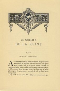 ALEXANDRE DUMAS**LE COLLIER DE LA REINE*TROIS(3)TOMES*CONARD - 5