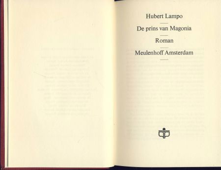 HUBERT LAMPO**DE PRINS VAN MAGONIA**ROOD TEXTUUR LINNEN** - 2