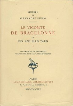 ALEXANDRE DUMAS**LE VICOMTE DE BRAGELONNE*SIX(6)TOMES*CONARD - 1