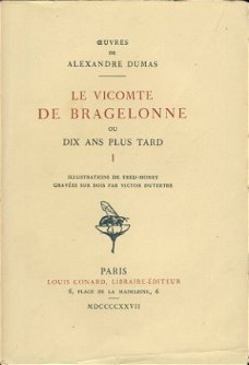 ALEXANDRE DUMAS**LE VICOMTE DE BRAGELONNE*SIX(6)TOMES*CONARD