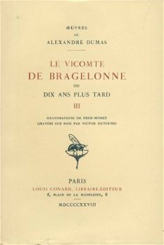 ALEXANDRE DUMAS**LE VICOMTE DE BRAGELONNE*SIX(6)TOMES*CONARD - 4