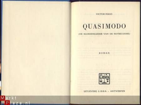 VICTOR HUGO**QUASIMODO*DE KLOKKENLUIDER VAN DE NOTRE-DAME** - 1