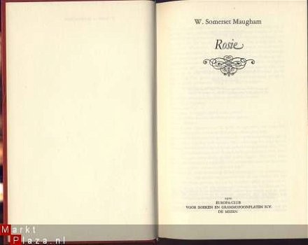 W. SOMERSET MAUGHAM**ROSIE**EUROPA-CLUB*DE MEERN - 2