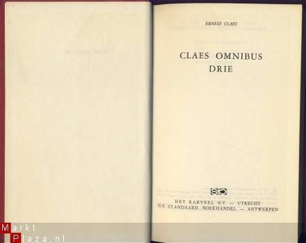 ERNEST CLAES OMNIBUS III DRIE**STANDAARD UITG.**VIER ROMANS - 2