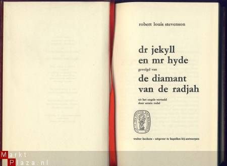 ROBERT LOUIS STEVENSON**DR. JEKYLL en MR . HYDE+DE DIAMAND V - 2