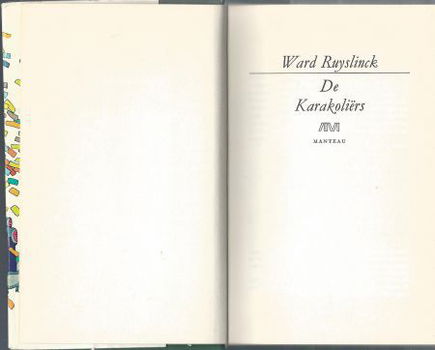 WARD RUYSLINCK**DE KARAKOLIERS**TEXTUUR LINNEN MANTEAU - 3