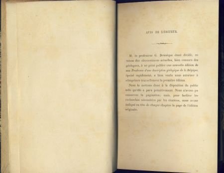 G. DEWALQUE**PRODROME D'UNE DESCRIPTION GEOLOGIQUE DE LA BEL - 3