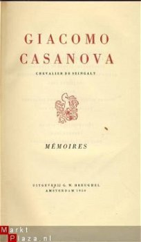 CHEVALIER DE SEINGALT**GIACOMO CASANOVA**1950**G.W. BREUGHEL - 2