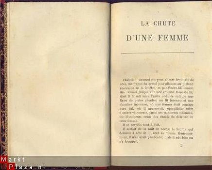 OSCAR NOIROT**LA CHUTE D'UNE FEMME*1886*E. DENTU - 3